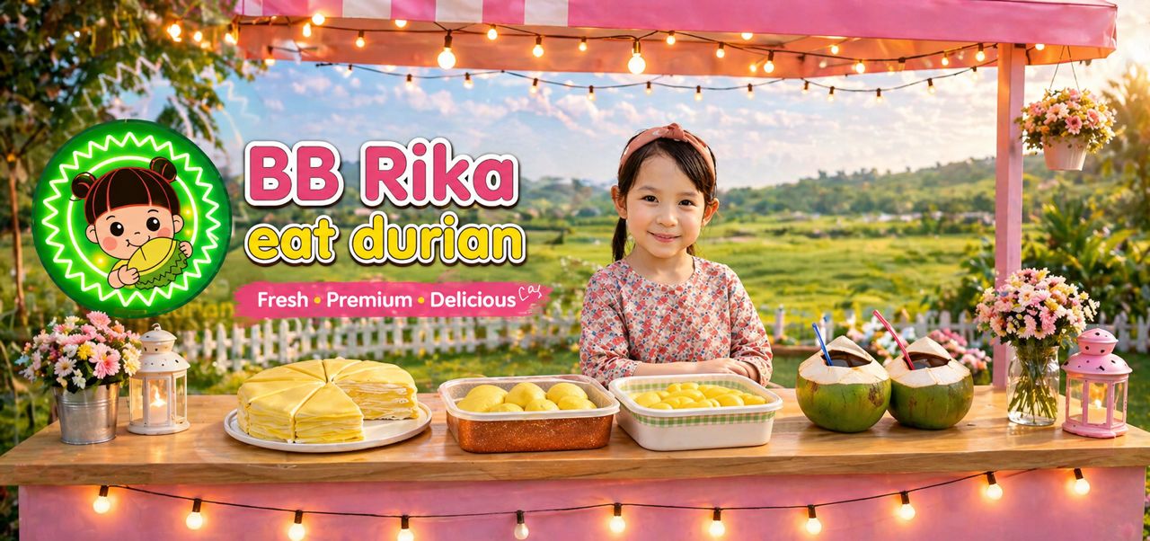 BB Rika eat durian